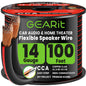 GEARit 14 Gauge Speaker Wire 100FT,14/2 Speaker Cable for Home & Car Audio