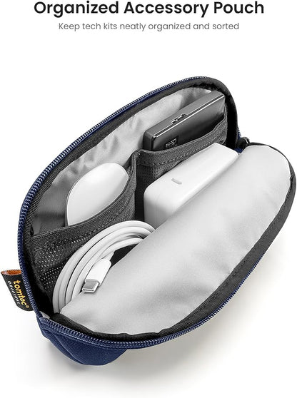 tomtoc 360 Protective Laptop Sleeve Set for 13-inch MacBook Air M4/A3240 2025, M3/A3113, M2/A2681 M1/A2337, 13-inch MacBook Pro M2/A2686 M1/A2338, Water-Resistant Laptop Case with Accessory Pouch