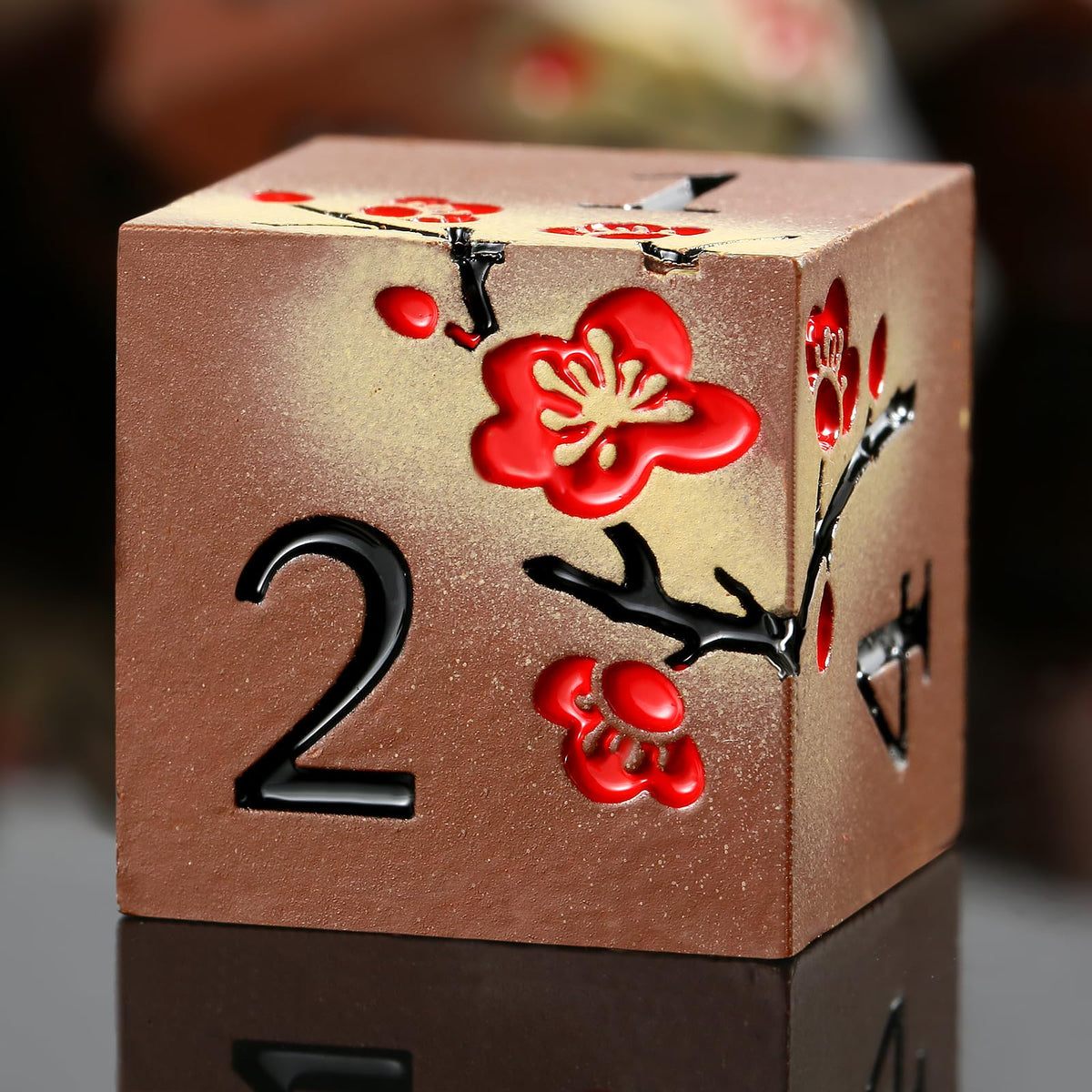 DNDND Metal Dice Set D&D, 7 die Metallic Polyhedral Dice Set with Gift Metal Box and Gold Number for DND Dungeons and Dragons Role Playing Games (Black and Gold)