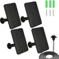 6W Solar Panel Charger for Blink Outdoor 4 (4th Gen), Solar Panel with 13.1ft Waterproof Charging Cable, Waterproof Rubber Plug, 360°Adjustable Mount and Micro USB and Type-C Port (for Blink 4-4PC)
