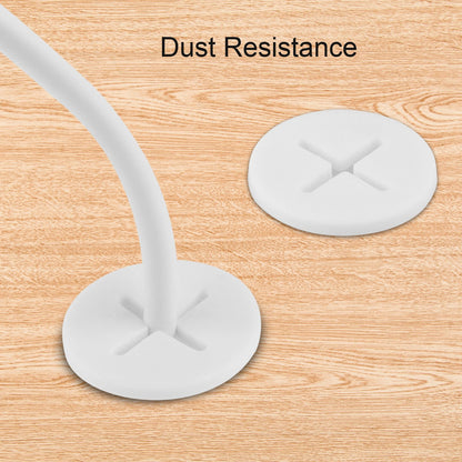 Desk Grommet,1 Inch Flexible Rubber Grommets, Silicone Cable Cord Grommet Wire Hole Cover for Desk, Table and Other Furnitures(12Pack)