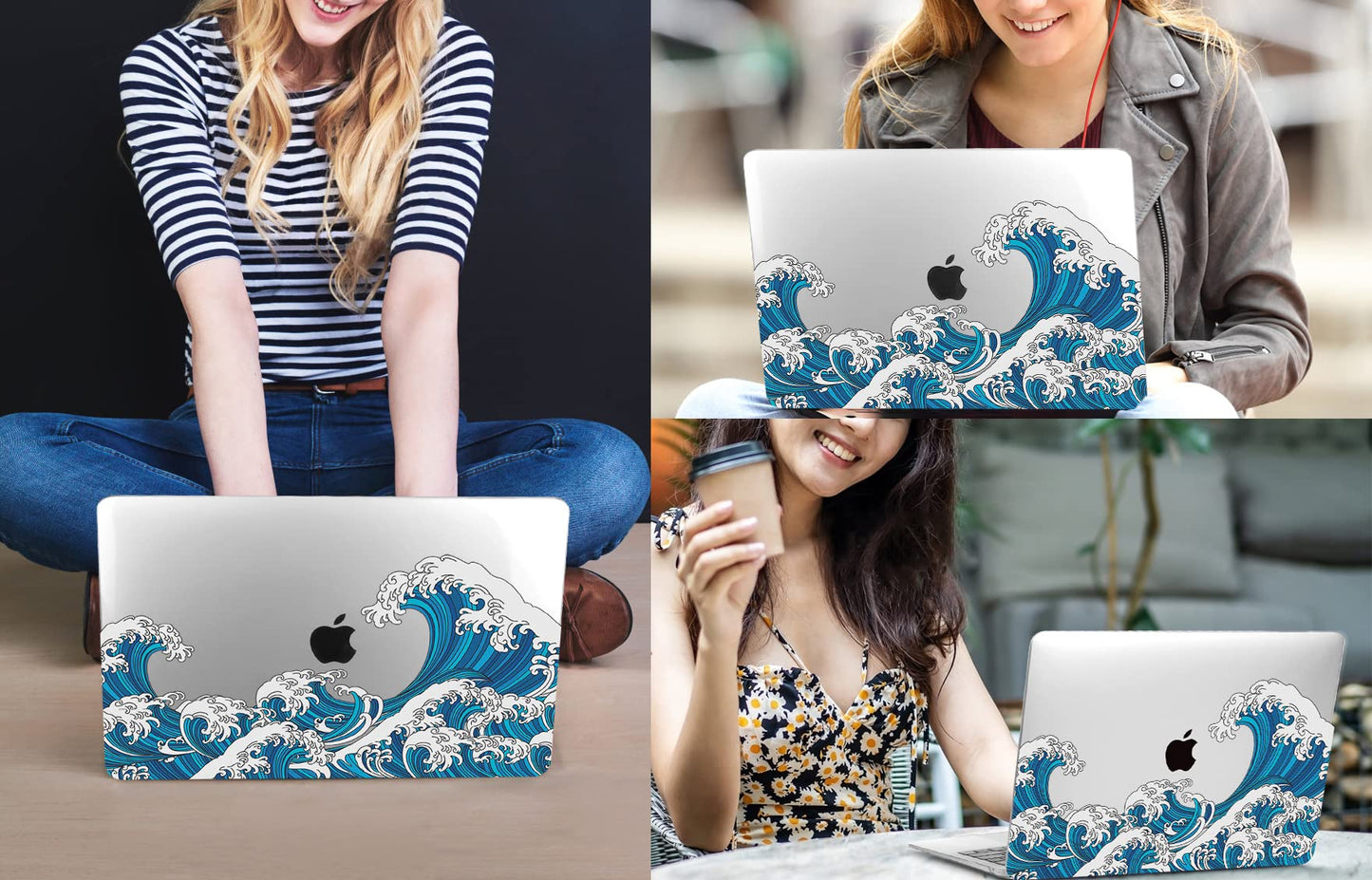 CISSOOK Compatible with MacBook Air 13.6 inch Case M2 M3 M4 M5 Ocean