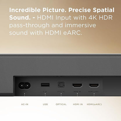TCL Q65H Q Class 5.1 Channel Sound Bar with Dolby Atmos, DTS:X, Ray Danz Technology, Wireless Subwoofer, Wireless Surround Speakers, and Bluetooth Music Streaming