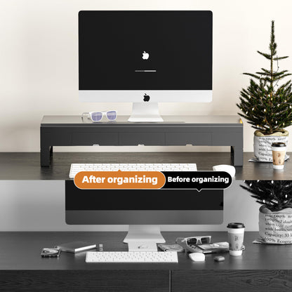 GECKOSTROLL Computer monitor stand (Basic Version, 700mm Drawer)