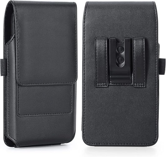 BECPLT for iPhone 15 Pro Max 15 Plus 14 Pro Max 13 Pro Max 12 Pro Max Holster Black Mobile Phone Belt Pouch Holster Cover Belt Clip Case Pouch for Samsung Galaxy S24+ S23+ S23+ S22+ S23 FE S21 FE 5G