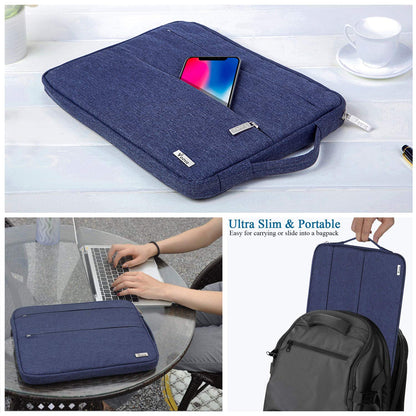 Voova 13.3-13 Inch Laptop Sleeve, MacBook Case，Laptop Case,Blue