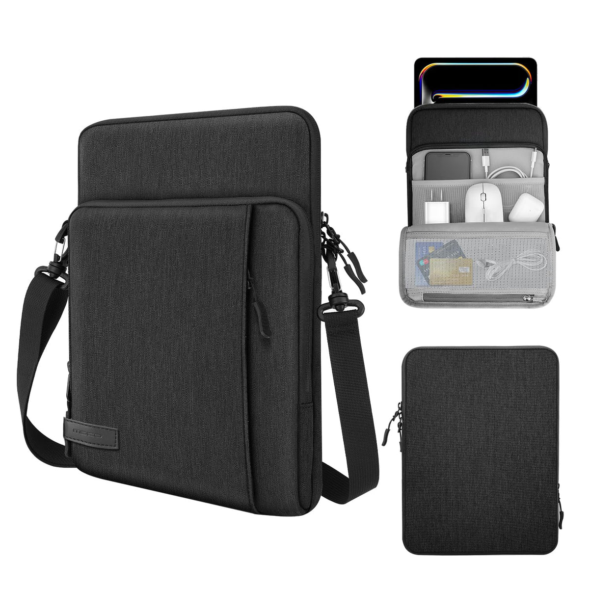 MoKo 13.3-14 Inch Laptop Sleeve Bag Carrying Case with Accessory Pocket