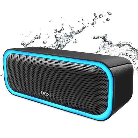 DOSS SoundBox Pro Bluetooth Speaker, 20W Stereo Sound, Active Extra Bass