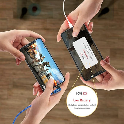 90 Degree iPhone Charger [MFi Certified] USB A Lightning Cable 6FT, 2 Pack