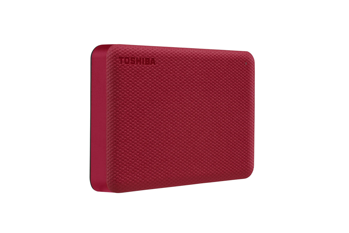 Toshiba Canvio Advance 1TB Portable External Hard Drive USB 3.0, Red - HDTCA10XR3AA