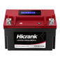 Hicrank LFP9-BS, 300 CCA, 5Ah, Lithium LiFePO4 Motorcycle Battery, 300 CCA, Digital SOC, IP66 for Ninja 400 Z650 Honda CBR600F4i KTM Duke 390 Suzuki GSX-R600 GSXR750 Predator 500 Replaces YTX9-BS