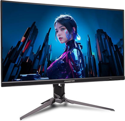 Acer Predator Gaming Monitor | 27" UHD 3840 x 2160 IPS | AMD FreeSync Premium | Up to 320Hz with DFR | Up to 0.5ms | VESA DisplayHDR400| DCI-P3 90% | Display Port 1.4 & 2 x HDMI 2.1 | XB273K V5bmiiprx