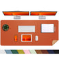 AFIING Leahter Desk Pad 47" x 17", Red,Desk Cover mat