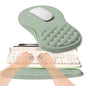 KUOSGM 2-in-1 Ergonomic Set, Wave Rise Keyboard Wrist Rest and Massage Bulge Slope Mouse Pad Wrist Support, Cushion Memory Foam Integrated to Relieve Wrist Pain, Cute Cat Paws