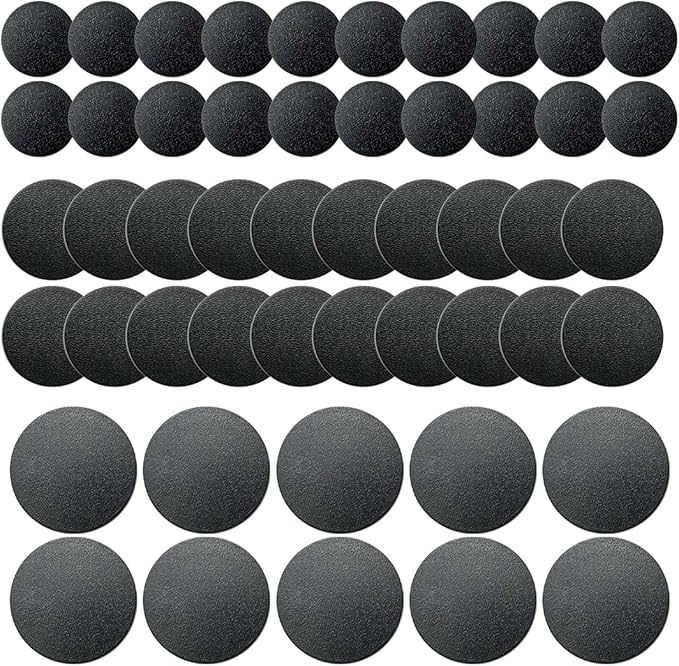 NC EBCO 50Pcs Mix Round Plastic Model Bases 25mm/32mm/40mm for Gaming Miniatures or Wargames Role Playing Board Game Figure Toy