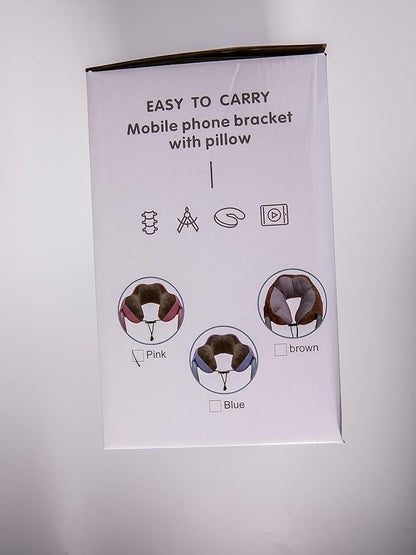 MoKo Neck Phone Holder, 360 Rotatable Gooseneck Pillow Stand, Fits 4"-11" Devices, iPhone 16/15/14/13, Galaxy S21/S9, iPad 11/12.9