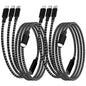 USB C Multi Charging Cable, 3 in 1 Charging Cords for Multiple Devices