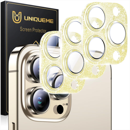 UniqueMe for iPhone 13 6.1"/13 Mini 5.4" Camera Lens Protector-Black Circle