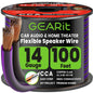GEARit 14 Gauge Speaker Wire 100FT,14/2 Speaker Cable for Home & Car Audio