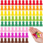 Liliful 200 Pcs Board Game Pieces Plastic Multi-Color Pawns Ideal Game Tokens for Tabletop Playing, Sorting, Counting, Replacement Pieces, 8 Colors