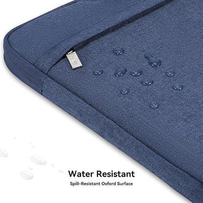 Voova Laptop Bag 13 14 Inch, Waterproof Computer Sleeve Carrying Case with Shoulder Straps & Handle Compatible with Macbook Air 13 M2/M3/M4, MacBook Pro 13/14, HP Dell Lenovo Chromebook 14, Blue