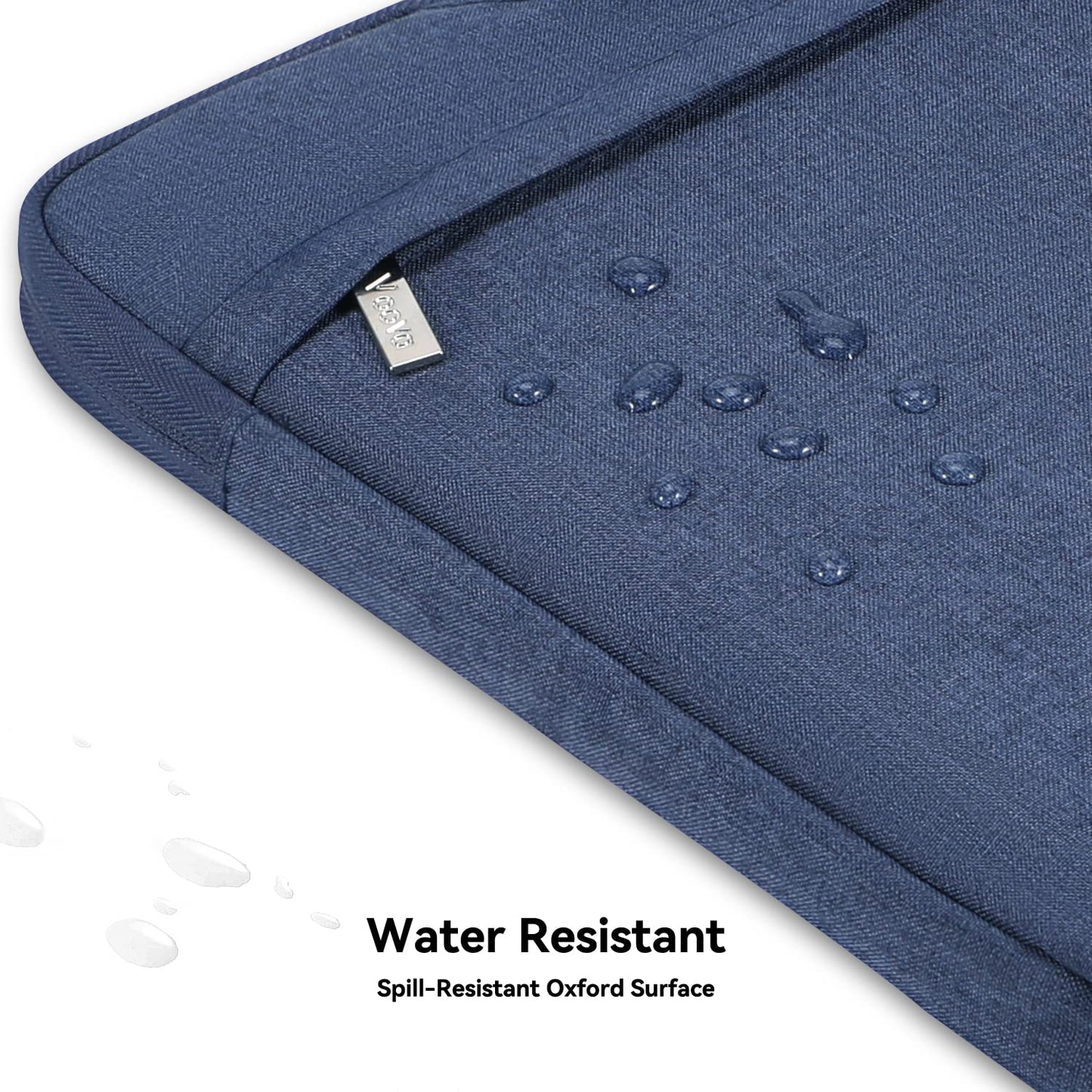 Voova 17.3-17 Inch Laptop Sleeve with Handle, MacBook Sleeve, Blue