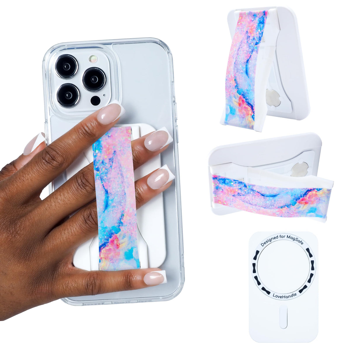 LOVEHANDLE PRO for MagSafe Phone Grip + Kickstand - The Starry Night