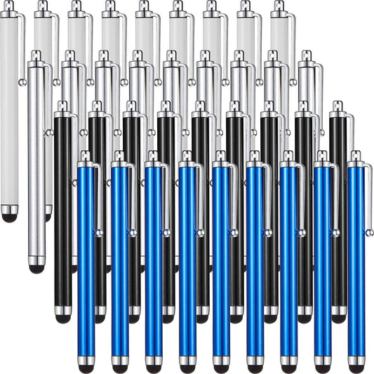 Outus 36 Pack Stylus Pens for Touchscreen, Black, Silver