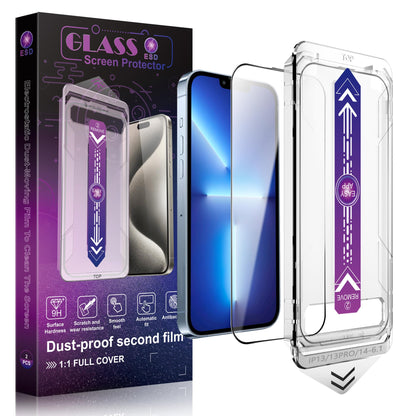 2 Pack Screen Protector Tempered Glass for iPhone 16e /14 /13/13 Pro