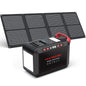 MARBERO 200W Portable Power Station 148Wh Camping Solar Generator Laptop Power Bank with AC Outlet 110V, DC, USB QC3.0, LED Flashlights for CPAP Home Outdoor Trip Emergency Backup