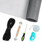 Magnetic Screen Door - Self Sealing, Heavy Duty, Hands Free Mesh Partition Keeps Bugs Out Let Breeze in- Pet and Kid Friendly - Keep Open Feature (Black, Fit Door Size 32 x 80 Inch)