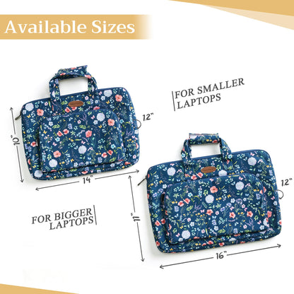 Maison d' Hermine Laptop Bag with Front Pocket Upto 15.5 inch Laptop Tablet