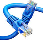 GEARit Cat 6 Ethernet Cable (1-Pack 75 Feet) Cat6 Network Patch, 10Gbps, RJ45, Snagless Cord, Gold-Plated Connectors, Internet for PC, TV, Tablet, Router, Printer, Servers, IT Data Center - Blue
