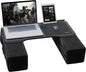 Couchmaster CYBOT, Premium Ergonomic Lap Desk for Notebooks, Sustainable Bamboo Construction, Kevlar Cushion Front, Ventilated Design, Fits Up to 17-Inch Laptops