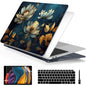 Batianda AstroGrid Case for MacBook Air 13 inch 2018-2020, Blue Waves