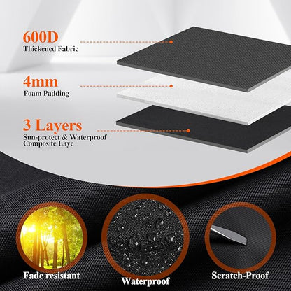 Bag for Portable Solar Panel 100w 200w,Waterproof Solar Panel Carrying Case Compatible with Jackery Solarsaga,Padded Travel Solar Protector Case with Accessory Pocket