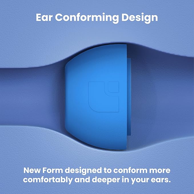 Foam Masters Ultra-Premium Memory Foam Ear Tips for AirPods Pro 1st & 2nd Gen | 3 Pairs | Black Magic Ver 6.0 | Secure | Better Noise Cancellation | Replacement Buds – Supercar Blue, Assorted S/M/L