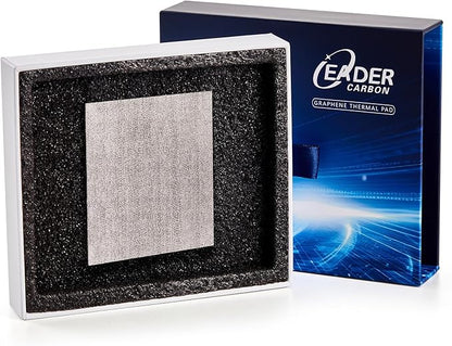 Thermal Pad,50 * 50 * 0.2mm,Graphene Thermal Pads for GPU/CPU/SSD/Electronics - Highly Efficient,Compressible (50 * 50mm)