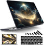 Tuiklol for MacBook Pro 14 Inch Case 2026 2025 2024 2023 2022 2021 Release M5/M4/M3/M2/M1 A2442 Pro/Max,Hard Shell Case with Screen Protector for Touch ID, Birth of Galaxy