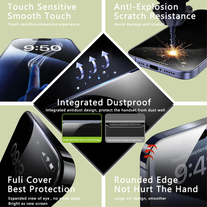 SY SHANGYAN 2 Pack Anti-Spy Privacy Screen Protector for iPhone 12/12 Pro(6.1-Inch),9H Tempered Glass,Full Coverage,Anti-Fingerprint,Auto Dust Removal,Bubble-Free,Easy Installation