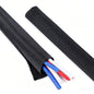BuyUneed Black Split Braided Cable Management Sleeves 1/2inch -30Feet