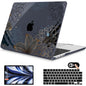 Mektron for 2026 MacBook Air 13-inch M5 Laptop Case A3449 with 13.6-inch Liquid Retina Display Fits 2025 A3240 M4 2024 A3113 M3 2023 A2681 M2 Printed Shell for MacBook Air 13.6", Dahlia Flower C035