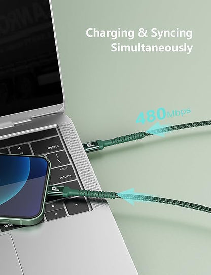 USB C to Lightning Cable 6FT 2Pack USB-C Fast Charger Cable Mfi Certified