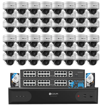 4COVR 16 Channel PoE Security Camera System for Business, 4TB, LY54AX5M1616