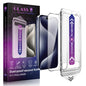 SHANG PIN JIA 2 Pack Screen Protector Tempered Glass for iPhone 15 Pro Max 6.7-Inch Auto Dust Removal, No Bubbles, High Definition Clear, Easy Installation