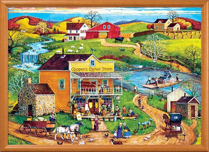 MasterPieces 500 Piece EZ Grip Jigsaw Puzzle for Adults, Family, Or Youth - Cooper's Corner - 19.25"x26.75"