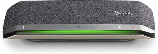 Poly - Sync 40 Smart Speakerphone (Plantronics) - Flexible Work Spaces - Connect to PC/Mac via Combined USB-A/USB-C Cable and Smartphones via Bluetooth - Works with Teams, Zoom & more,Black