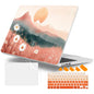 Lepeoac Case for 2026/2025/2024/2023 MacBook Air 15-inch Laptop Release M5 A3448 /M4 A3241 /M3 A3114 /M2 A2941, Stylish Protective Hard Shell Cover for MacBook Air 15.3 inch, Mountains