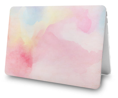 KECC Ultra Thin Case for MacBook Pro 13 inch 2026 2025-2016 Release M2 M1 Chip, Lightweight Plastic Hard Shell for MacBook Pro 13” + Keyboard Cover + Sleeve, Pink Mist