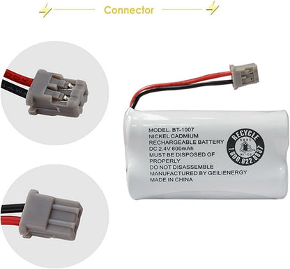 GEILIENERGY BT-1007 Cordless Phone Battery Compatible with Uniden BT1007 BT904 BT-904 BT1015 BT-1015 BBTY0651101 BBTY0460001 BBTY0510001 BBTY0624001 BBTY0700001 HHR-P506 HHR-P506A(3-Pack)